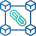 Blockchain Integration and Security icon